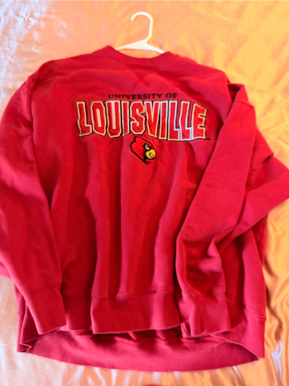 C9 by Champion Red University of Louisville Crewneck Sweatshirt